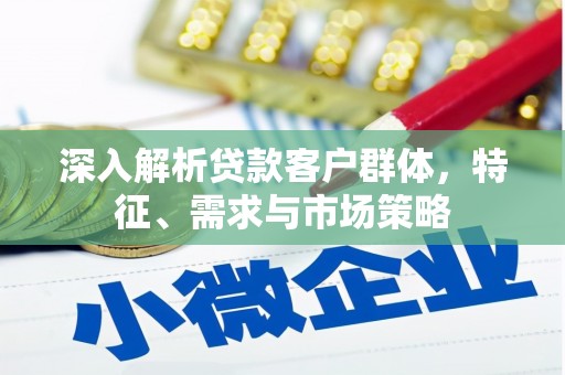 成都深入解析贷款客户群体，特征、需求与市场策略