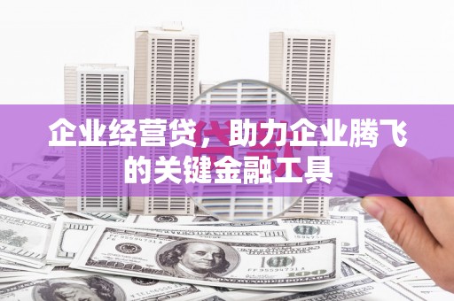 成都企业经营贷，助力企业腾飞的关键金融工具