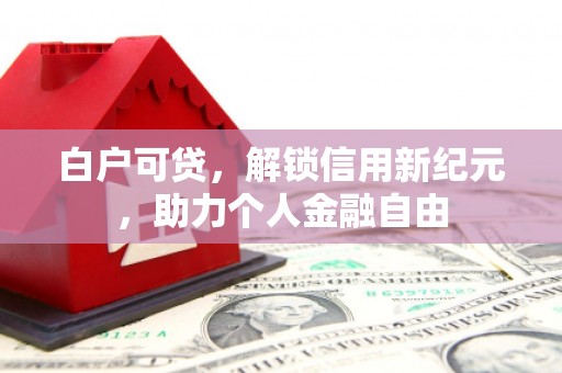 成都白户可贷，解锁信用新纪元，助力个人金融自由