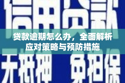 成都贷款逾期怎么办，全面解析应对策略与预防措施