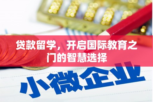 成都贷款留学，开启国际教育之门的智慧选择