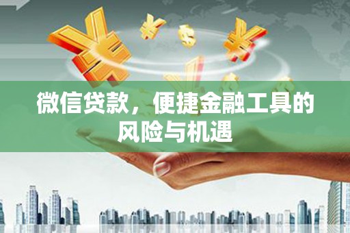 成都微信贷款，便捷金融工具的风险与机遇