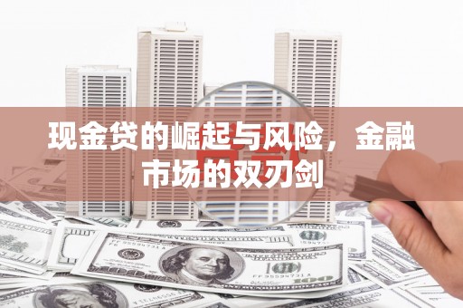 成都现金贷的崛起与风险，金融市场的双刃剑