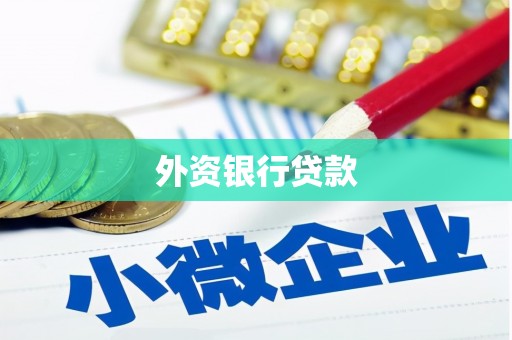 成都外资银行贷款