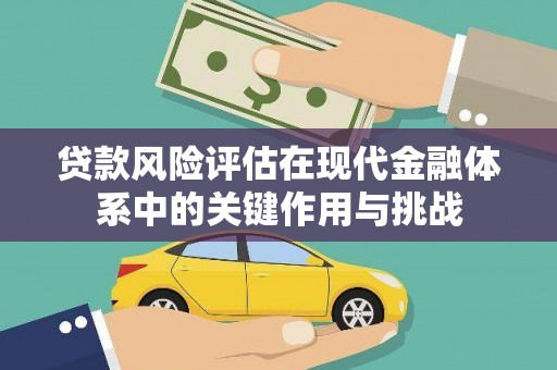 成都贷款风险评估在现代金融体系中的关键作用与挑战