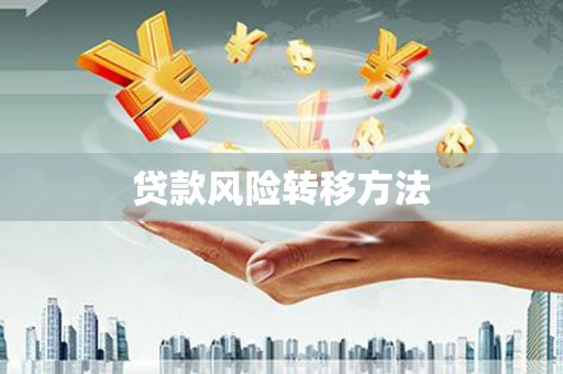 成都贷款风险转移方法