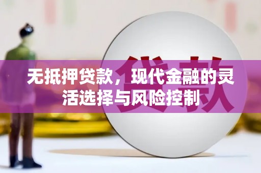 成都无抵押贷款，现代金融的灵活选择与风险控制