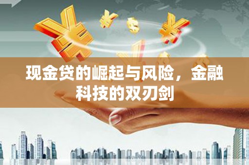 成都现金贷的崛起与风险，金融科技的双刃剑