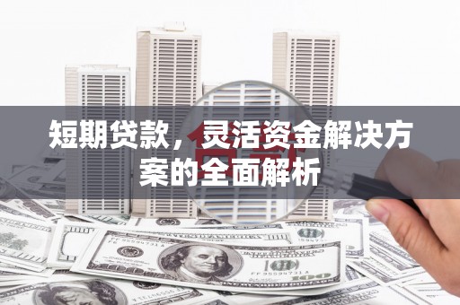 成都短期贷款，灵活资金解决方案的全面解析