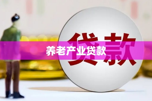 成都养老产业贷款