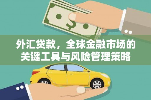 成都外汇贷款，全球金融市场的关键工具与风险管理策略