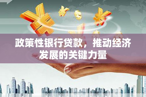 成都政策性银行贷款，推动经济发展的关键力量
