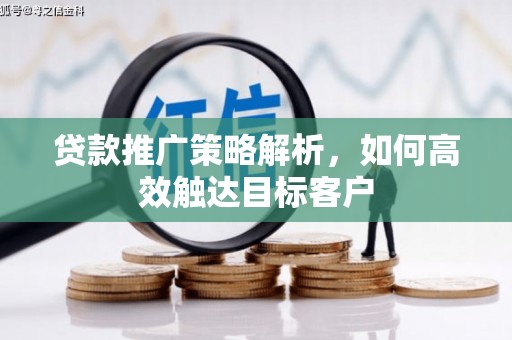 成都贷款推广策略解析，如何高效触达目标客户