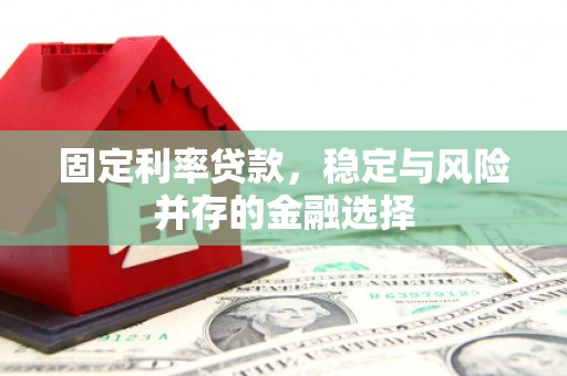 成都固定利率贷款，稳定与风险并存的金融选择