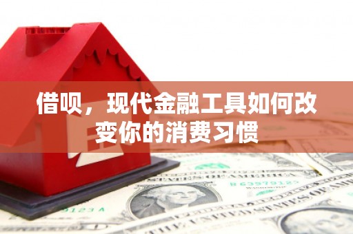 成都借呗，现代金融工具如何改变你的消费习惯