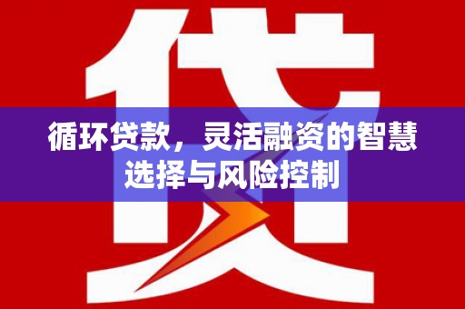 成都循环贷款，灵活融资的智慧选择与风险控制