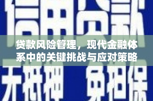成都贷款风险管理，现代金融体系中的关键挑战与应对策略