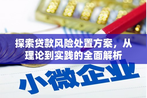 成都探索贷款风险处置方案，从理论到实践的全面解析