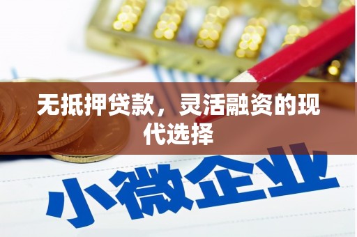 成都无抵押贷款，灵活融资的现代选择