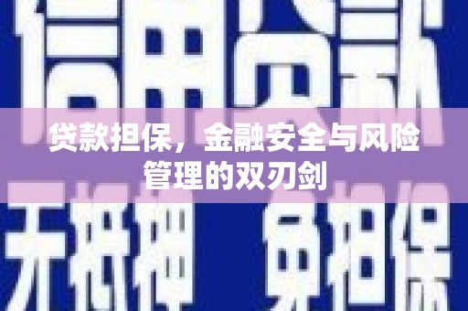 成都贷款担保，金融安全与风险管理的双刃剑