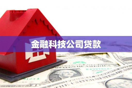 成都金融科技公司贷款