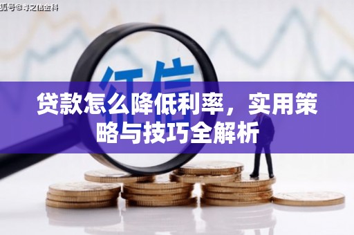 成都贷款怎么降低利率，实用策略与技巧全解析