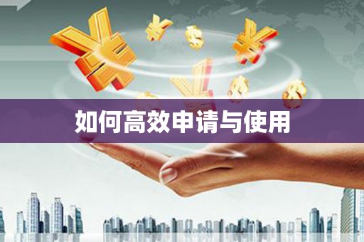 成都如何高效申请与使用