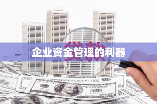 成都企业资金管理的利器